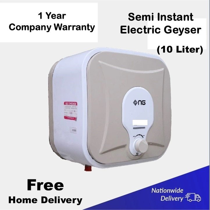 Nasgas Semi instant Electric Geyser - Company Warranty 1 year - Japan Electronics