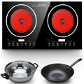 Double Burner Electric Stove, Hot Plate, Infrared Ceramic Cooker, Multi Cooker