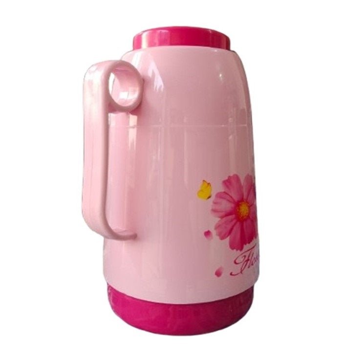 Hot and Cold Vacuum Flask Thermos 1000 ML Pure Plastic Body Double Glass Insulation - Japan Electronics