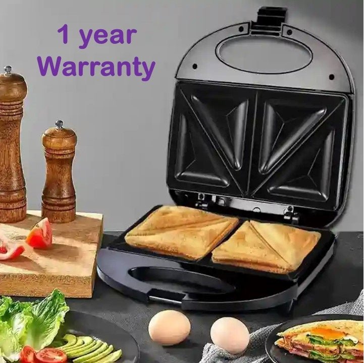 Imported High Quality Sandwich Maker, Nonstick plates, Thermostat Control - Japan Electronics